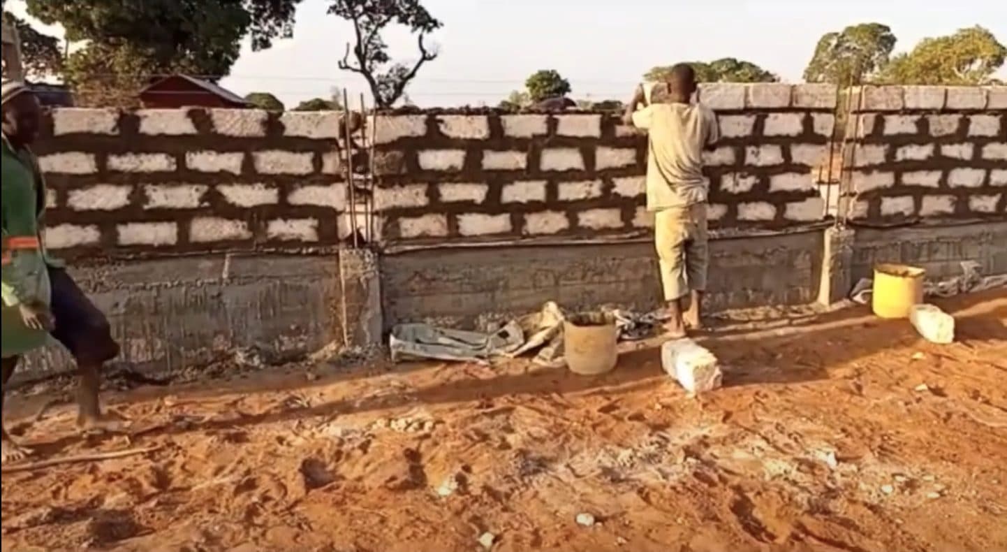 Church Walls Going Up