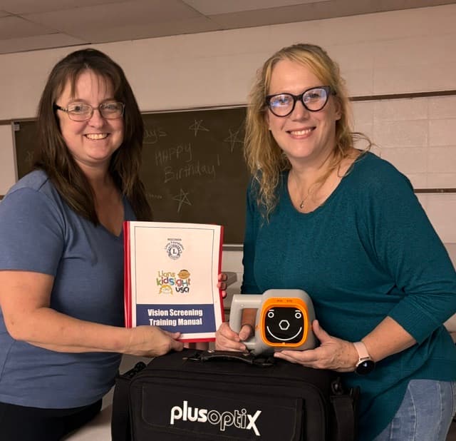 Thank You, Waterford Lions Club! Vision Screening Equipment for Changing A Destiny Academy