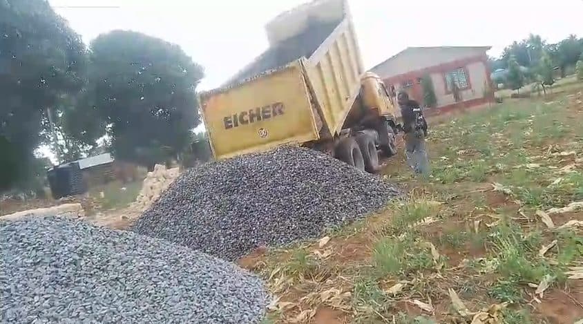 The first three classrooms of our new School materials are being delivered 8/9/24