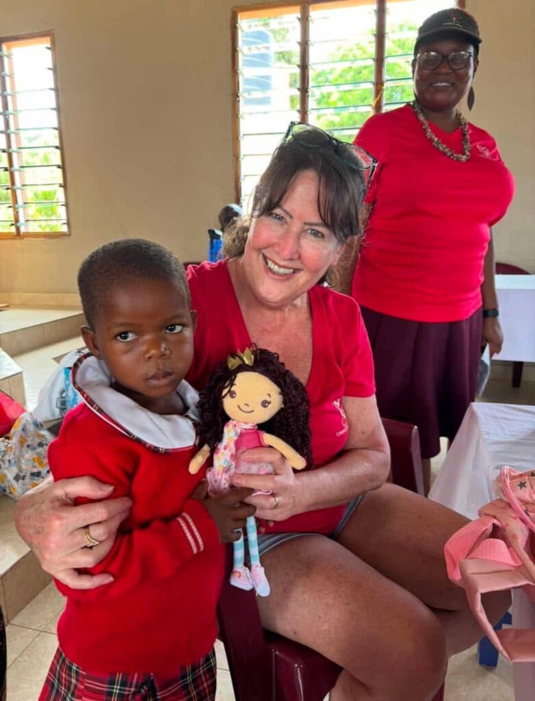 Fiona on the mission trip
