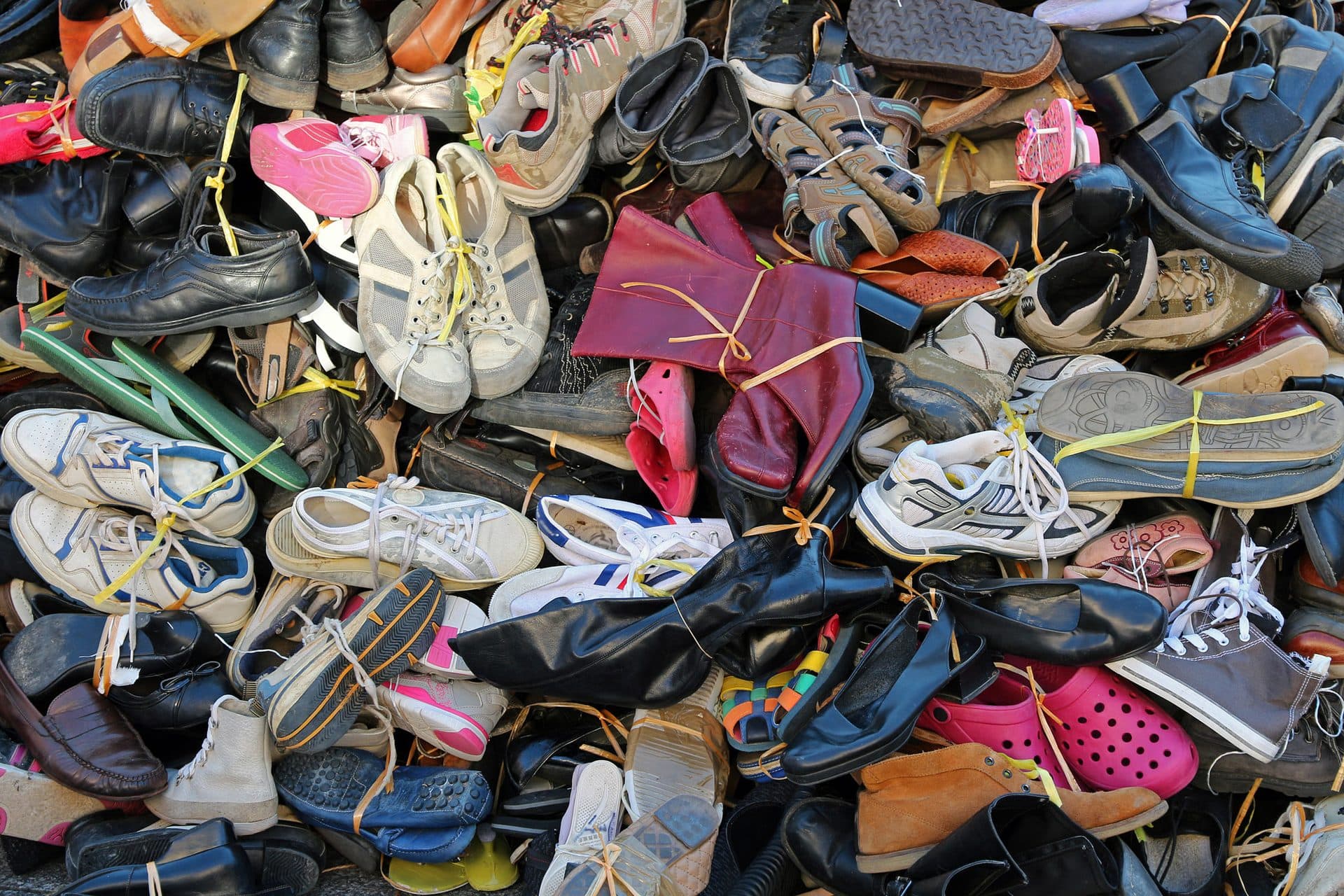 Shoe donations for charity