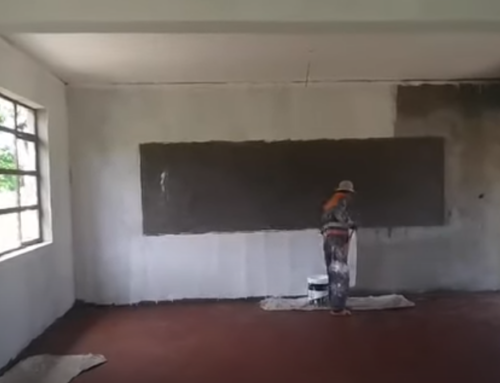 Painting inside of classrooms